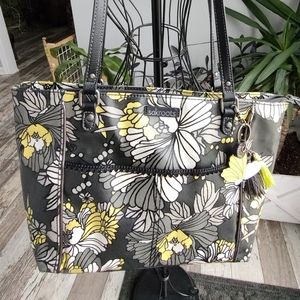 Sakroots Floral Purse with charm.